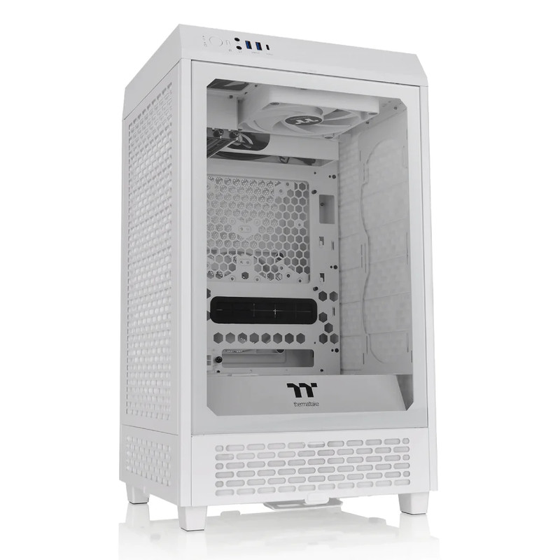 Thermaltake The Tower 200 Mini Gaming Tower Case - Snow - صندوق